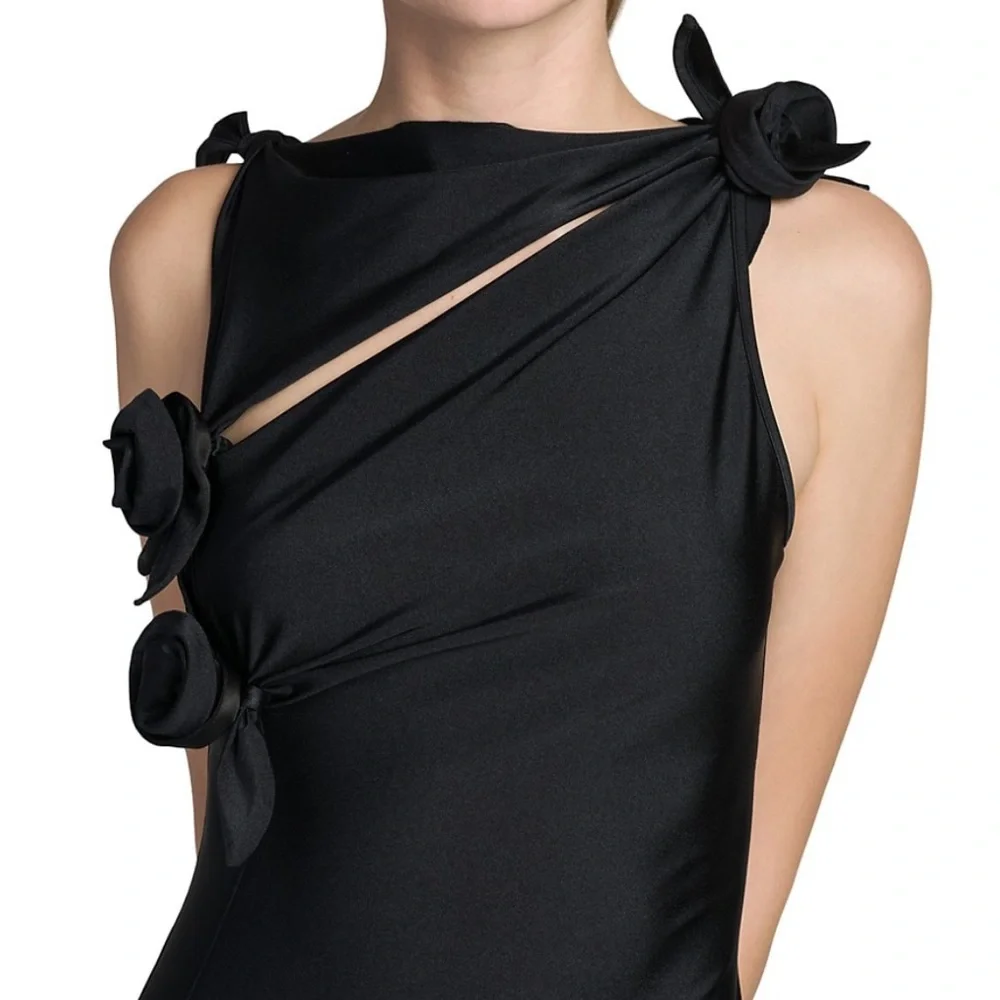 Coperni Sleeveless Asymmetric Flower Gown (XS)- keeping this for now - Picture 6 of 10